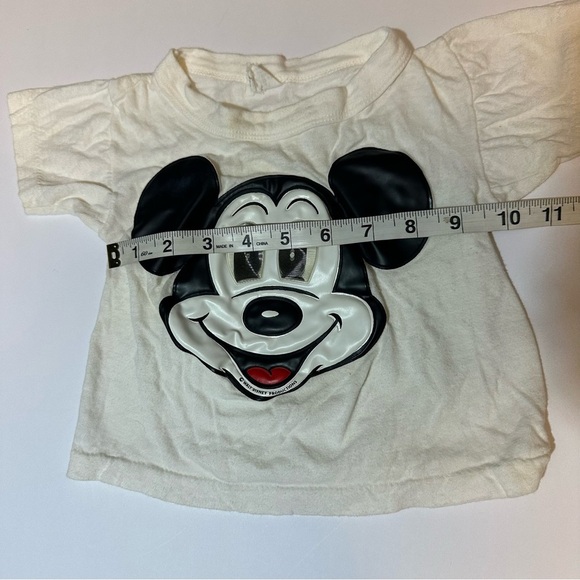 Vtg 80s Disney Lenticular Eyes Mickey Mouse T Shirt - Picture 4 of 6